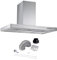 Cookology TSH901SS/A 90cm Kitchen Chimney cooker hood extractor fan in stainless steel with Ducting Kit