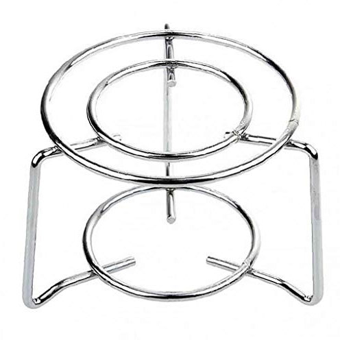 Bongles Household Stainless Steel Teapot Tea Pot Coffee Warmer Holder Stand Candle Alcohol Lamp Heating Stove Holder