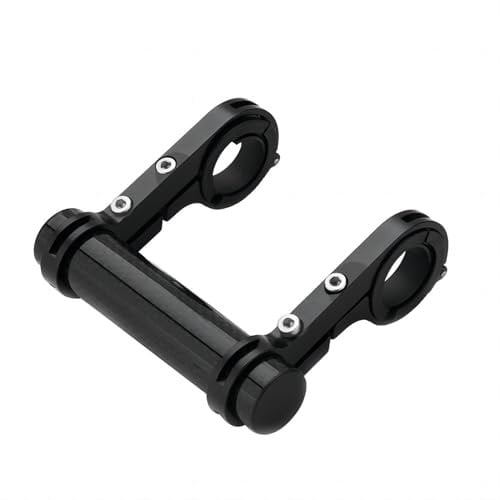 VIFER Fahrrad Lenker Erweiterung, Fahrrad Lenker Verlängerung Halterung Doppelhalterung Fahrradlenker Extender für Fahrradlicht Taschenlampe Smartphones GPS-Geräte (10cm)