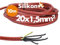 10 Meter Lapp 0046041 Ölflex Heat 180 Silikonkabel 20x1,5 mm² mit grün-gelbem Schutzleiter I Saunakabel 20G1,5 rotbraun I hitzebeständig, halogenfrei I SiHF Silikonleitung