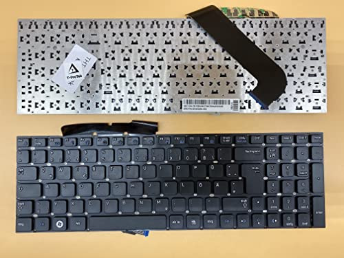 T-ProTek DEUTSCHE-Tastatur Keyboard Schwarz mit Beleuchtung kompatibel für Samsung NP-SF510 S02