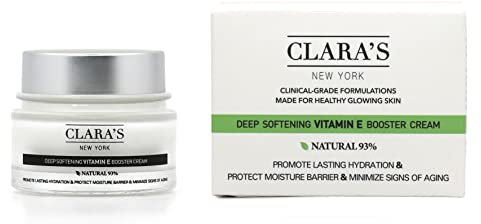 CLARA'S NEW YORK Deep Softening Vitamin E - Booster Cream Made for Healthy Glowing Skin - 50 ml