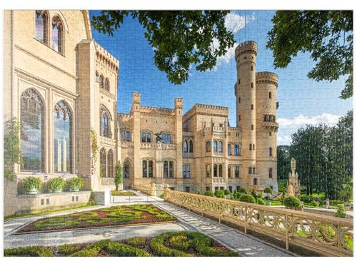 MyPuzzle Schloss Babelsberg im Park Babelsberg - Premium 1000 Teile Puzzle - MyPuzzle Sonderkollektion von Puzzle Galaxy