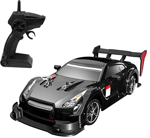 Goolsky RC Drift Car 1/16 RC Car 2.4GHz 4WD 40km/h RC Race Car High Speed Kids Gift RTR Noir