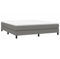 vidaXL Bettgestell, Polsterbett Bett für Schlafzimmer, Bettrahmen mit Lattenrost, Schlafzimmerbett Doppelbett, Dunkelgrau 160x200cm Stoff