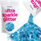 Hemway Ultra Sparkle Glitter - Ocean Blue | 100g Multi Size Metallic Flakes for Resin & Epoxy Crafts | Supplies for Tumblers, Festival, Hair, Face, Body, Eye & Nail Art Decoration
