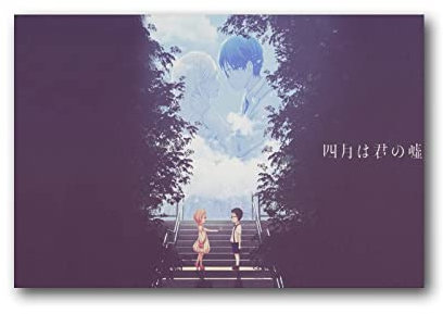 Anime-Poster Your Lie in April, Geschenk für Freunde, Kinder, Geschenk, 9, Wandkunst, Poster, Scroll, Leinwand, Malerei, Bild, Wohnzimmer, Dekoration, Zuhause, 20 x 30 cm