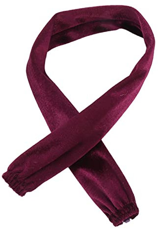 Copricatena Oumefar Panno Antipolvere in Flanella di Filo Metallico 60 Cm di Lunghezza 5 Cm di Larghezza con Cerniera per Protezione (Viola)