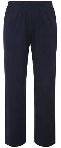 Ulla Popken Femme Hose Pantalon, Bleu Nuit, 45W / 32L EU