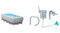 Intex 26790GN 4m x 2m x 1,22m Prism Frame Rechteckiges Pool Set, Mehrfarbig & Surface Skimmer - Deluxe Wall Mount Surface Skimmer - Suspension Skimmer