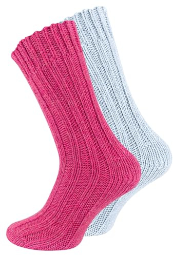 Cotton Prime 2-4 Paar Alpaka Socken, Wollsocken mit warmer Alpakawolle für Damen und Herren