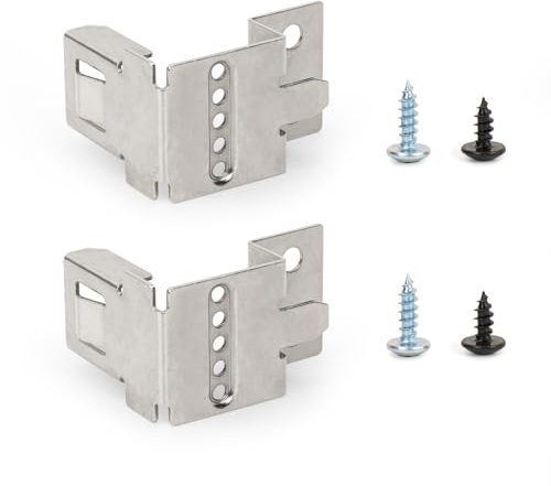 00628336 Lot de 2 supports de montage pour lave-vaisselle Bosch séries AP5691119, 3278461, 628336, PS8729243