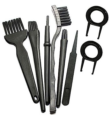 dijiusidy 6 in 1 Tastatur Reinigungsset Professionelle einfache Staubbürste PC Tastaturen Reinigungswerkzeug Bürsten Set Computer Befestigung