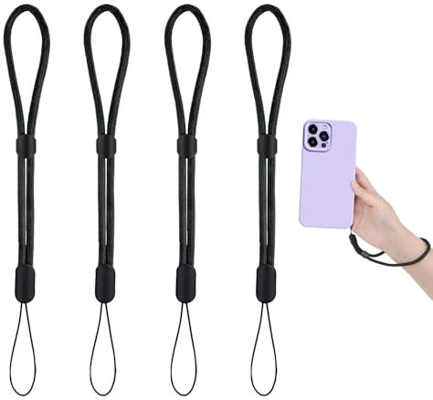 Appareil Photo Ajustable Dragonne Poignet, 4 Pièces Lanyard Dragonne Poignet en Durable, Idéales pour Appareils Compacts, Téléphones - Confort et Sécurité avec Boucle de Libération Rapide