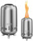 Onlyfire FP054 rauchfreie Feuerstelle mit Tragetasche, tragbar, raucharm, für Camping, Heckklappe, Terrasse, Hinterhof, Lagerfeuer, Holzkamin, Edelstahl, silberfarben, hoch, 30,5 cm