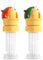 2 Stück Wiederverwendbarer Trinkflaschendeckel Für Kinder Trinkflasche Mit Strohhalm, Trinkflasche Deckel Mit Strohhalm, Ausgießer-adapter Für Kinder, Ersatz-Ausgießer Für Flaschenaufsatz Aus Silikon
