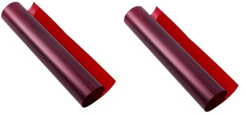 BRIGHTFUFU 2pcs Correction Gel Light for Photography for Strobe Flashlight Light Film Tint for Window Film Cover Lighting Gel Filter for Studio