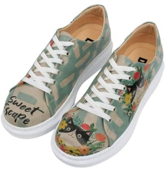 DOGO Damen Myra Sneaker, Mehrfarbig, 39 EU