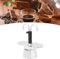 HEEPDD Cafetera Espresso para Estufa, Cafetera Espresso con Doble Boquilla para Estufa, Olla de Aleación de Aluminio de 100 Ml, Cafetera Clásica, Cafetera con Conducto de Doble Cabezal
