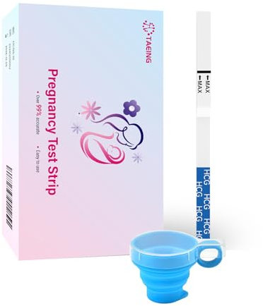 TAEING Schwangerschaftstest Frühtest – 30x HCG Tests mit 25 mIU/ml, Frühe Erkennung Zuhause, Schwangerschaftstest für Frauen inkl. Urinbecher