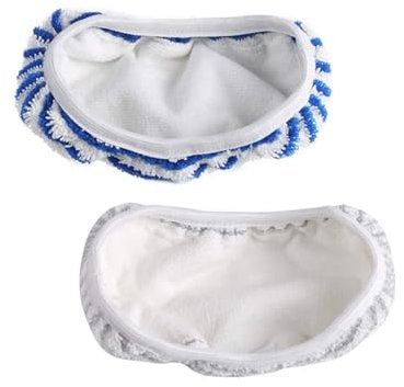 Pizgear Tampons en tissu Microfibre 2 pièces, for Rowenta, for Clean & Steam ZR005801, accessoires de nettoyage, vadrouilles for aspirateur, nettoyage de la maison Remplacement du tampon du robot serp