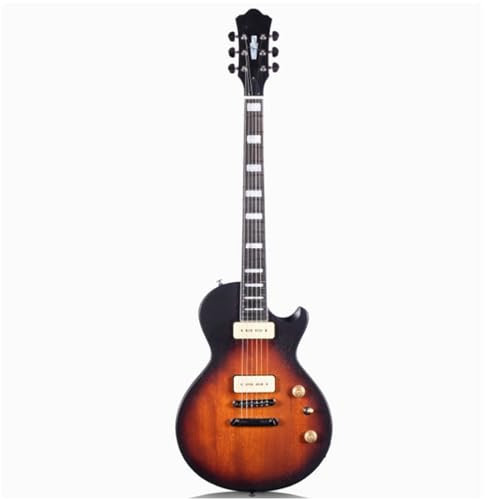 Guitarra Eléctrica De Jazz Plana(Brown)
