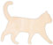 Creative Deco Personalisierte Holztiere aus Sperrholz 3mm | Katze | 5-100 cm | Haustiere Tierfiguren | Wanddeko Kinderzimmer | Lasergeschnittene Sperrholzausschnitte für Decoupage, zum Bemalen