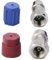 AC Retrofits Fitting Adapter Kit, R134A Replacement High/Low Quick Connectors with Port Caps, Air Conditioning Conversion for Freon Manifold and HVAC Auto AC Repair Use, 2 Set