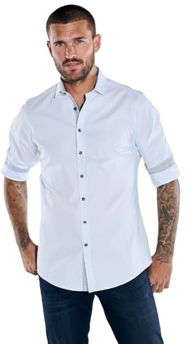 emilio adani Herren Langarm-Hemd My Favorite, Hellblau