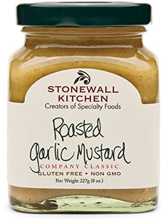 Stonewall Kitchen Roasted Garlic Mustard, 8 Ounce
