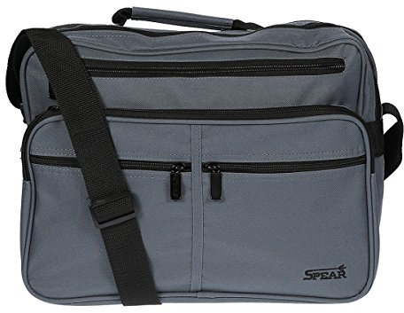 PITstore Herrentasche 949 Umhängetasche Allzwecktasche, Handyfach, extra RV-Rückfach grau ca.37,0 x 28,0 x20,0 cm