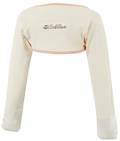 ScratchSleeves | Stay-on Scratch Mitts for Itchy Toddlers & Pre-School Children | Cream/Cappuccino | 3-4y