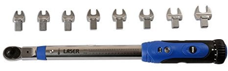 Laser 6167 Torque Wrench 1/4D - 9 Heads