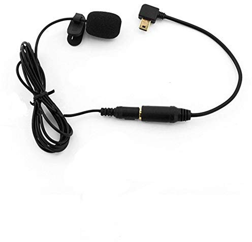 Distinct® Kit Compatibile con GoPro Hero 4 cavo Clip microfono esterno 3.5mm Mic + adattatore 3 + 3
