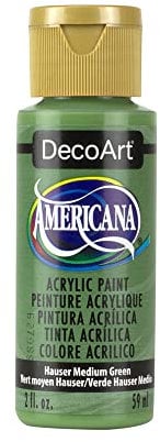 DecoArt Americana Multiusos de Pintura acrílica, 59 ml, Hauser Medium Verde