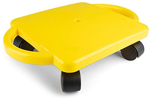 Champion Sports Standard Scooter Board mit Griffen, (gelb oder blau), 30,5 cm