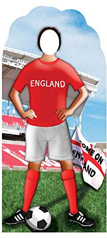 Star Cutouts Cut Out of England Football Stand-in