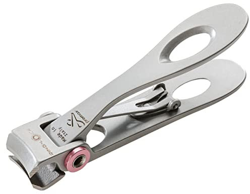 REMOS coupe-ongles professionnel pour ongles en acier inoxydable rose 7 cm