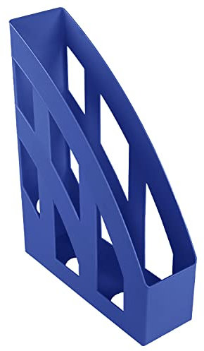 Idena 300834 - Stehsammler für DIN A4, aus Kunststoff, blau, 1 Stück