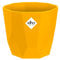 elho B.for Rock 18 - Blumentopf für Innen - Ø 18.6 x H 16.6 cm - Gelb/Ocker