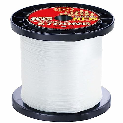 WFT 0,12mm 15kg Strong Trans - 1000m geflochtene Angelschnur, Geflechtschnur, Schnur zum Angeln