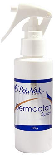 Petnat Dermacton Spray for ITCHY Dogs - Professionally recommended for itching & hair loss. Stops itching and scratching, soothes skin & promotes hair regrowth naturally