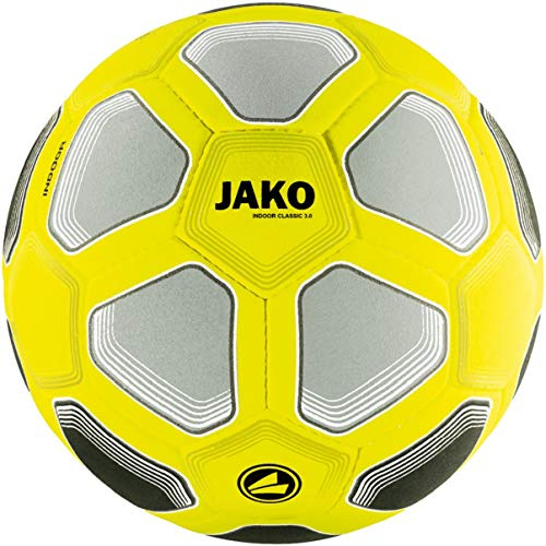 JAKO Indoorball Indoor Classico 3.0, gelb/schwarz/grau, 5, 2336