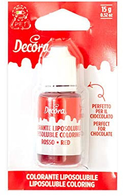 Decora 9600082 Colorante Rojo Liposoluble 15 G Líquido
