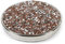 styleBREAKER Damen Magnet Schmuck Anhänger rund mit Strass, für Schals, Tücher oder Ponchos, Brosche 05050074, Farbe:Rosegold