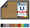 Floordirekt Schmutzfangmatte Rhine - waschbare & leistungsstarke Fußmatte - Sauberlaufmatte mit Rutschfester Rückseite - Türmatte für den Eingangsbereich (Beige, 90 cm x 120 cm)