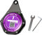 Porte Vignette Assurance Moto, Etui Support De Vignette Crit air ou Assurance Etanche, Accessoire Moto ✯Marque FRANÇAISE UGOZEN✯ Hexagonal Noir pour Moto/Quad/Scooter + Ces 2 clés de Montage