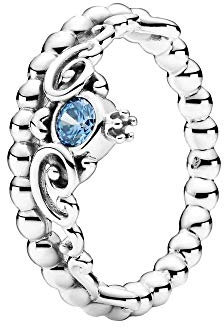 Pandora Disney Cinderella Blaue Tiara Ring Sterling-Silber 52