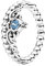 Pandora Disney Cinderella Blaue Tiara Ring Sterling-Silber 52