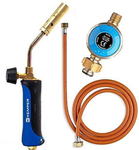 Chalumeau de soudure + Détendeur Propane + Tuyau gaz 1.5 m KEMPER